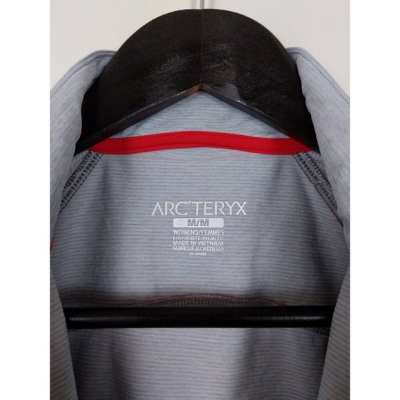 Arc'teryx Taema Half Zip Neck Long Sleeve Shirt Womens Medium Lightweight UPF - Picture 3 of 13